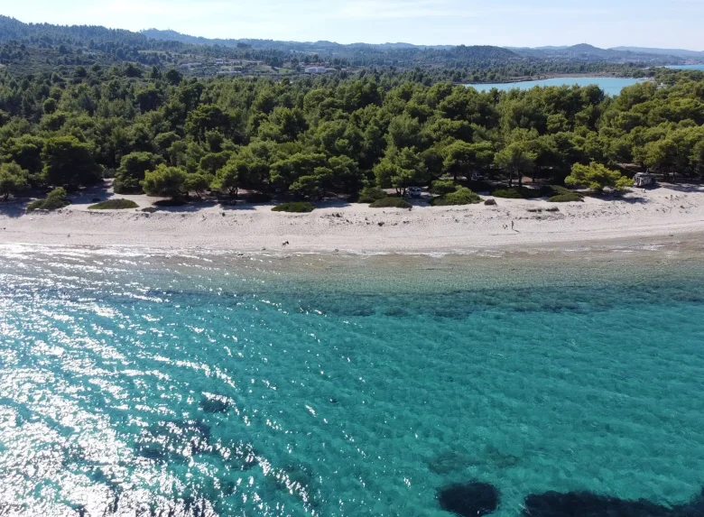 Pefkochori Beach Kassandra, Halkidiki, Hellas