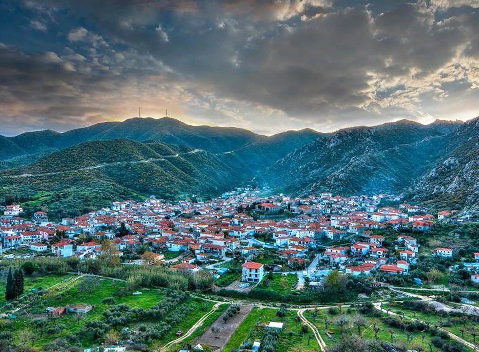 Sikia village Sithonia, Halkidiki Hellas